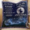 My Only Love For Beloved Wife Quilt Blanket  Quilt